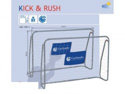 GARLANDO Kick & Rush cm. 215x152 (set di 2 porte)